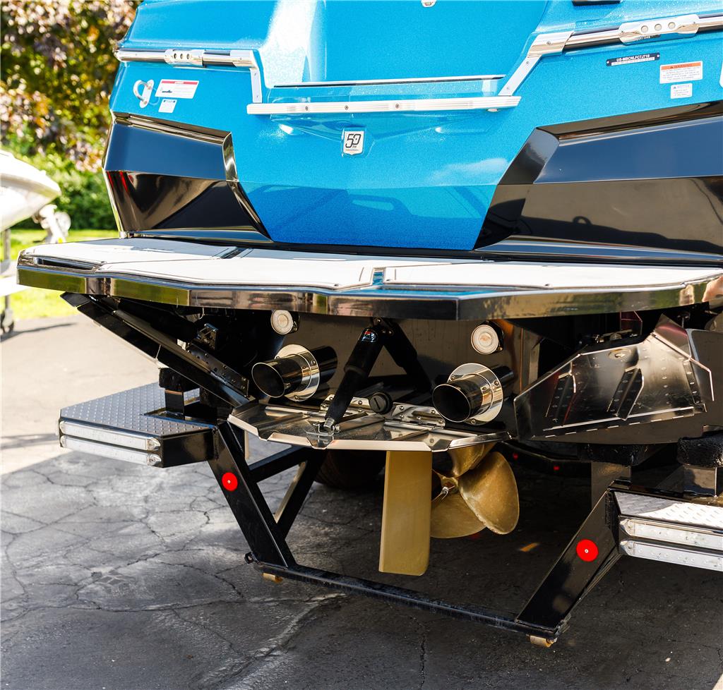2018 Mastercraft X-Star – Midnite Black with Jet Stream Blue Flake – 300 Hours