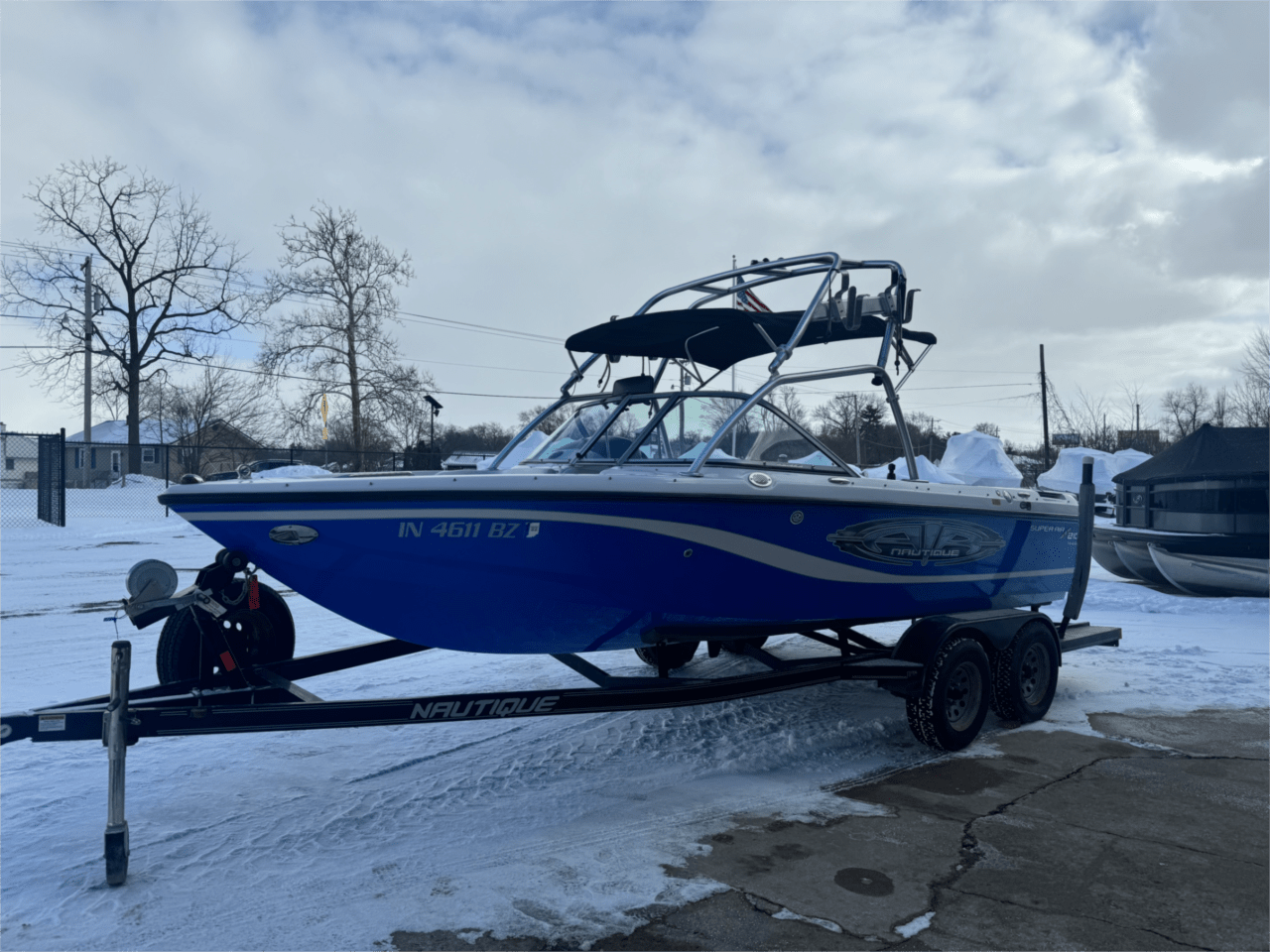 2004 SAN 210 TE w/ 2013 TANDEM AXLE TRAILER, 416 HOURS!!!