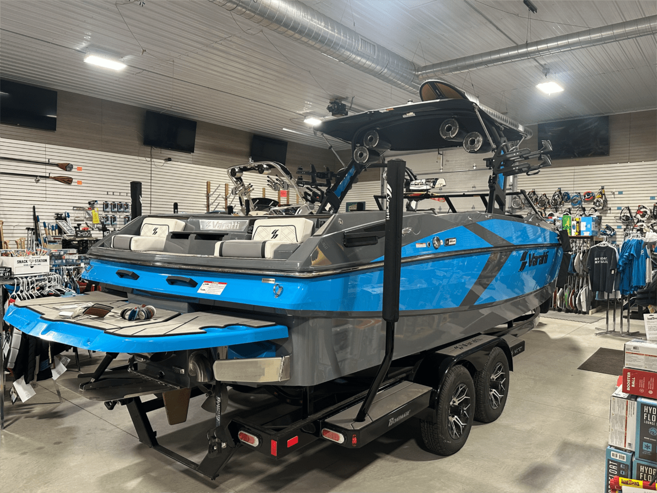 2024 Varatti Z2474 – Luxury Wake Surf &amp; Wakeboard Boat | Fully Loaded, High-Performance Surf System