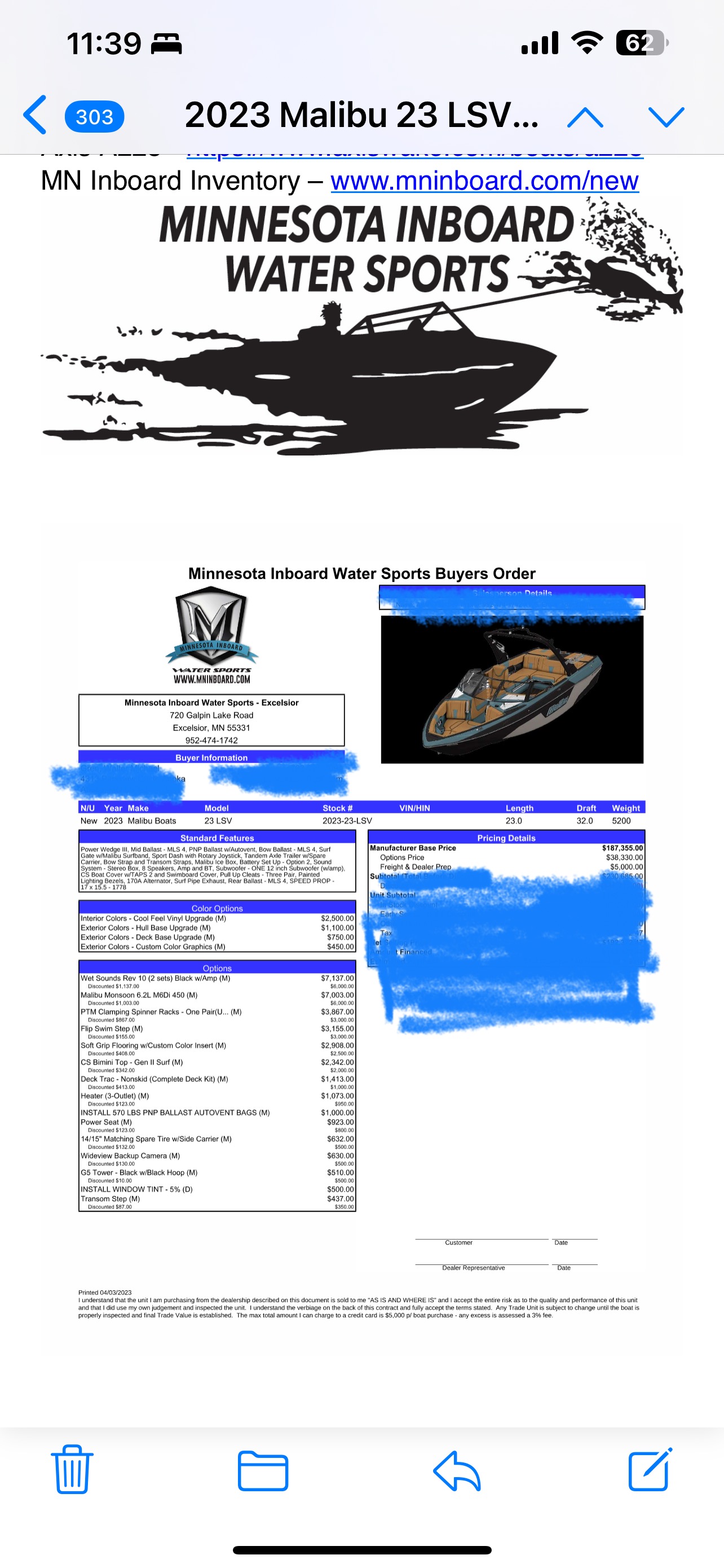 2023 Malibu Wakesetter 23 LSV