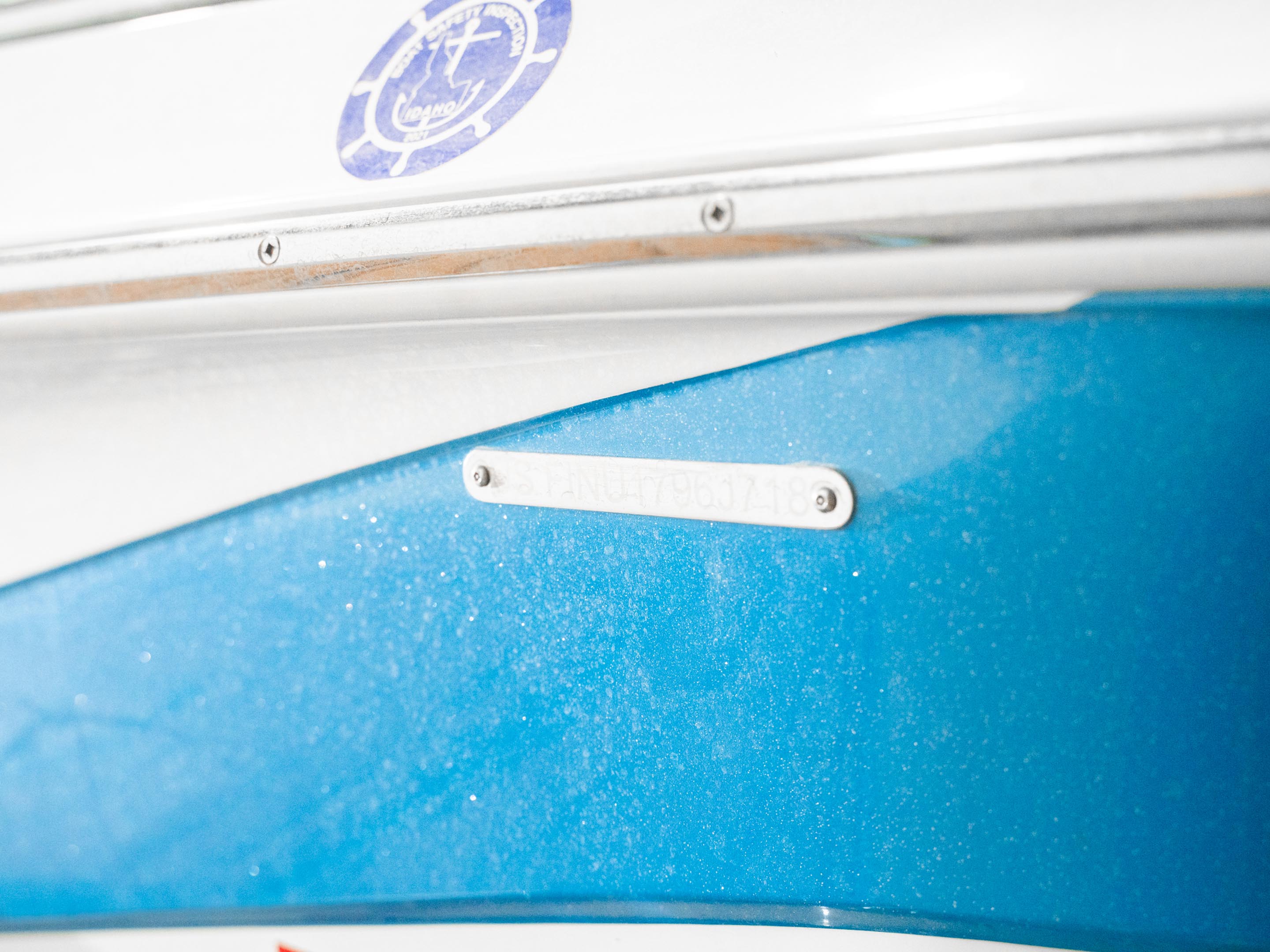 2018 Centurion Ri257 &#8211; Electric Blue Flake / White