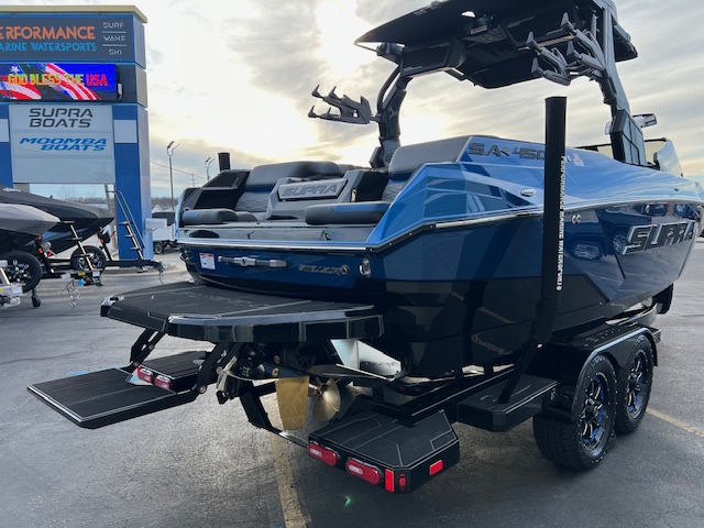 2025 SUPRA SA450 FULLY LOADED POWER BIMINI &amp; THRUSTERS LED LOGOS ADDED