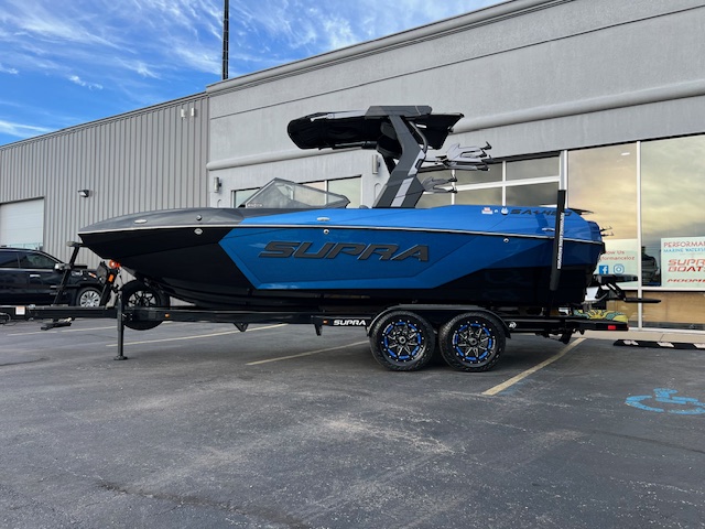2025 SUPRA SA450 FULLY LOADED POWER BIMINI &amp; THRUSTERS LED LOGOS ADDED