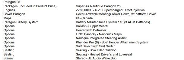 2023 NAUTIQUE G25 PARAGON. REDUCED!