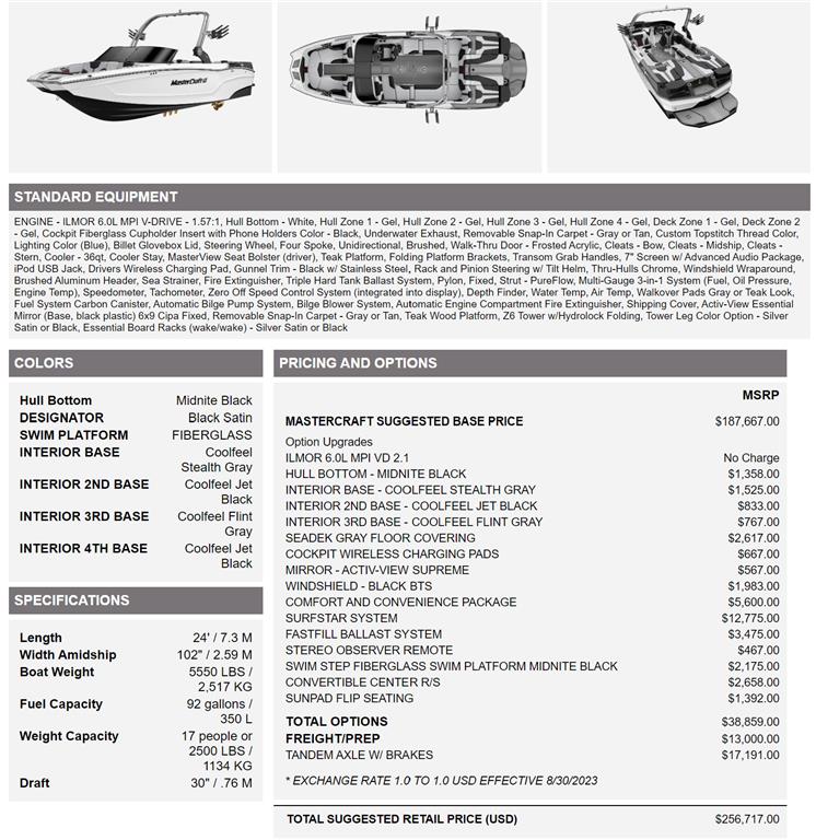 2023 MASTERCRAFT XT24