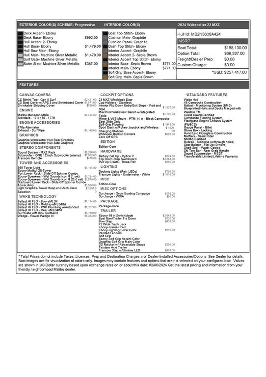 2024 Malibu Wakesetter 23 MXZ (stock#630A)
