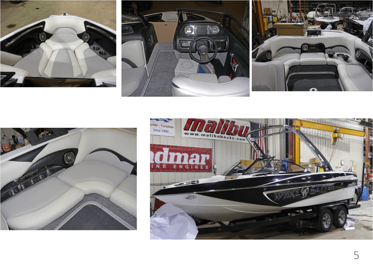 2013 Wakesetter VLX with Sunstream Lift – Loaded; (New Engine in 2022)