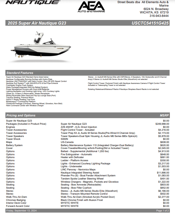 2025 Super Air Nautique G23