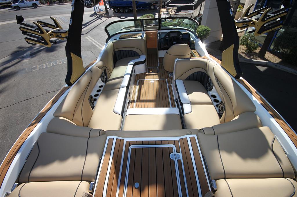2024 MB Sports B52 23 Alpha – Gold Metal Flake, black, & white