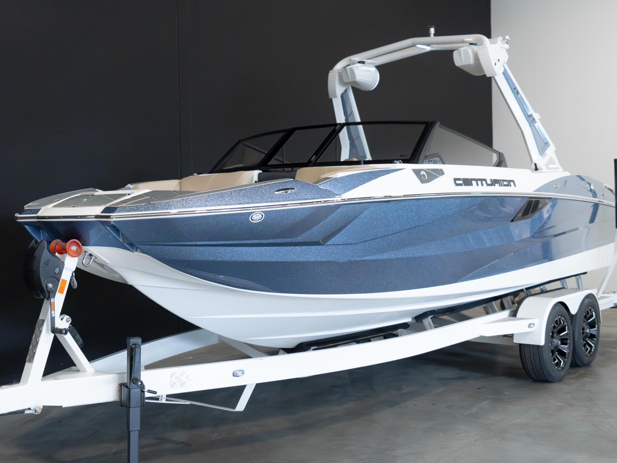 2025 Centurion Fe23 – Steel Blue Flake / White