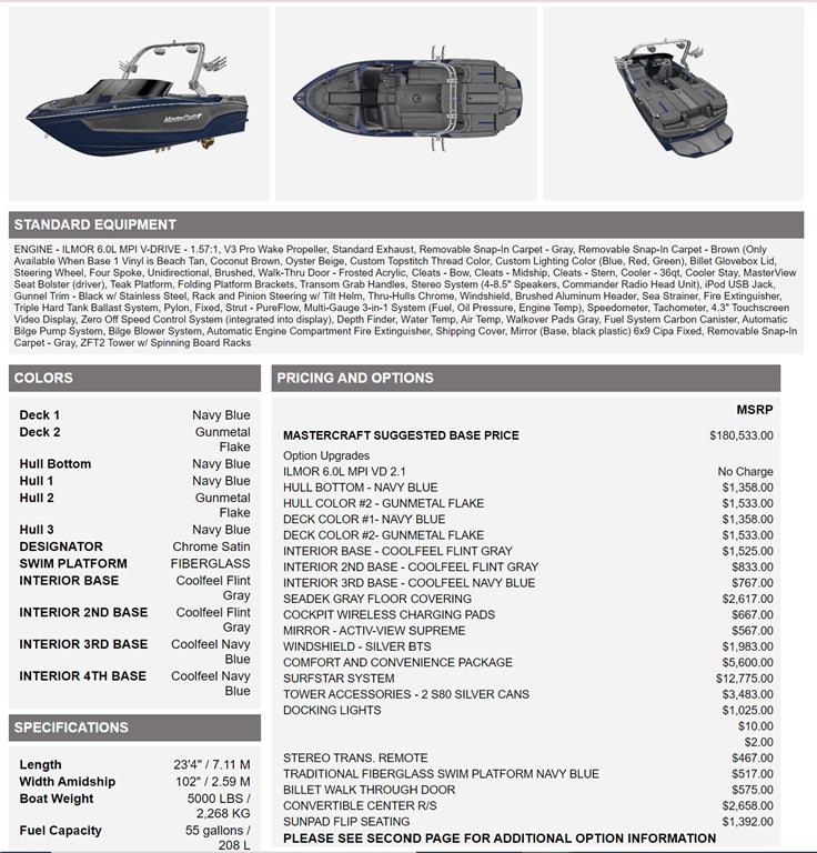 2023 MASTERCRAFT XT23