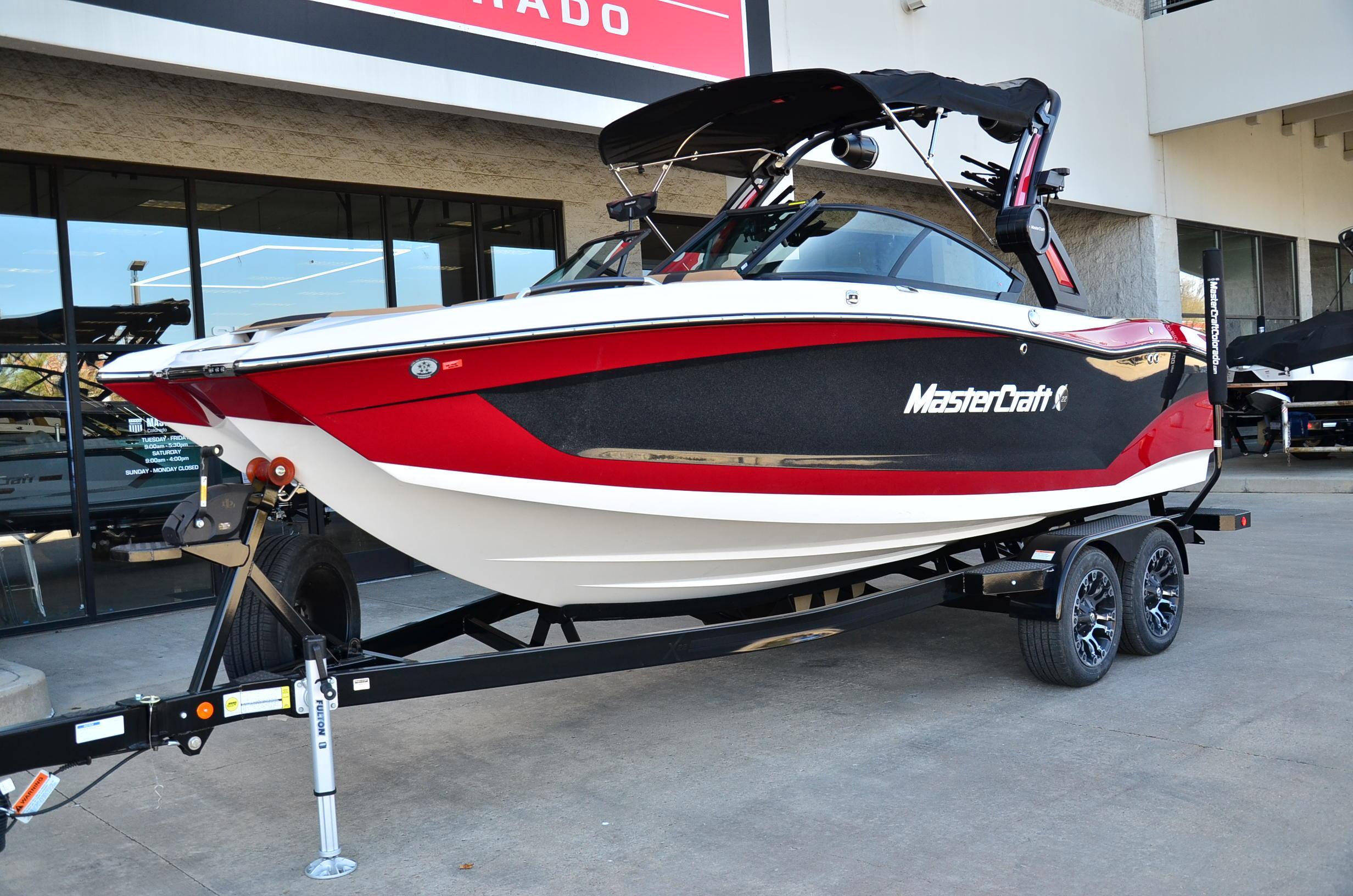 2024 MasterCraft X22 – Classic MasterCraft ProTour Red! 2024 Model Year End Clearance!