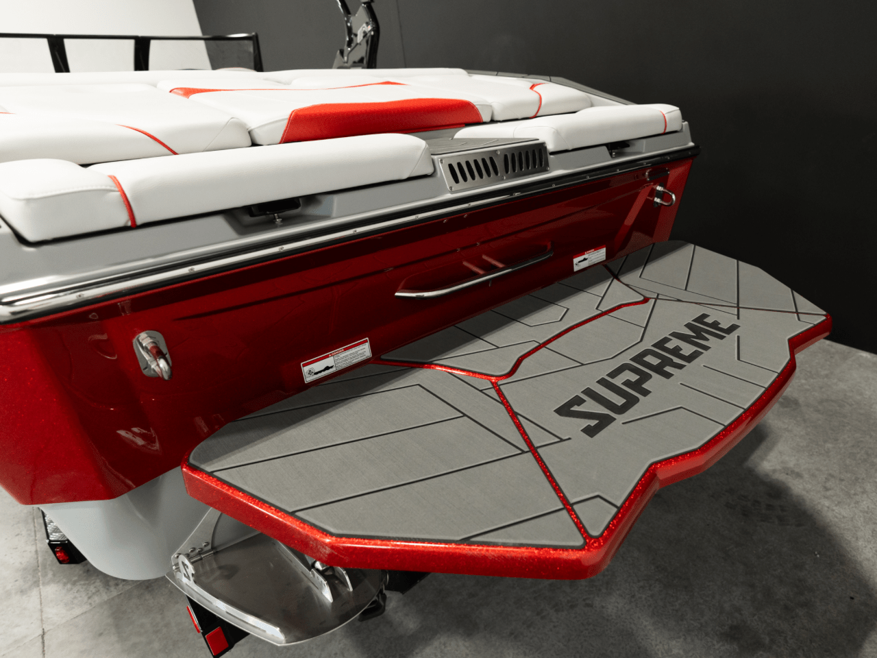 2025 Supreme S240 &#8211; Fire Red Flake / Stone Grey