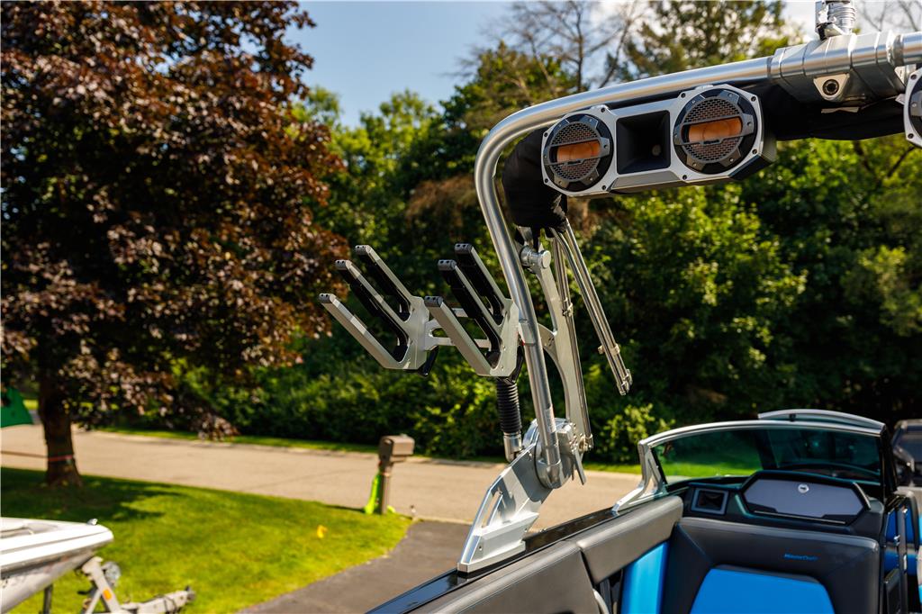 2018 Mastercraft X-Star – Midnite Black with Jet Stream Blue Flake – 300 Hours